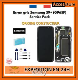 Ecran gris Samsung Galaxy S9 plus G965F GH97-21691C ORIGINAL