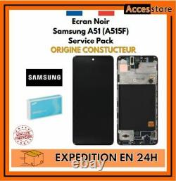 Ecran noir Samsung Galaxy A51 A515F GH82-21680A / 21669A / 22084A ORIGINAL
