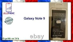 Étui Folio Led View Pour Samsung Galaxy Note 9 Noir Neuf Original France