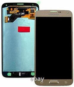 LCD Display Completo Touch Originale Samsung Galaxy S5 Sm-g900f Gold Oro