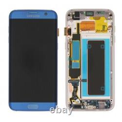LCD Ecran Complet Original Bleu samsung Galaxy S7 edge (G935F) service pack
