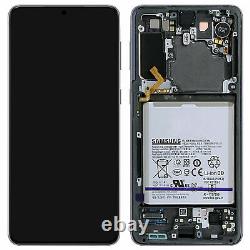 Lcd écran originale Samsung Galaxy S21SM-G991B AVEC BATTERIE service pack