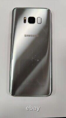 Mobile Original Samsung Galaxy S8 G950 Couleur Argent Craquage sur La Ecran 24H