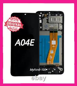 ORIGINAL Écran Vitre Tactile Sur Chassis Pour Samsung Galaxy A04E SM-A042F