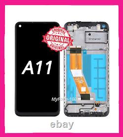 ORIGINAL Écran Vitre Tactile Sur Chassis Pour Samsung Galaxy A11 SM-A115F