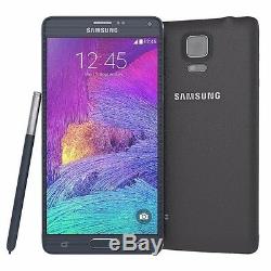 Original 32GB Samsung Galaxy Note IV 4 SM-N910A Débloqué d'usin TéléPhone Noir