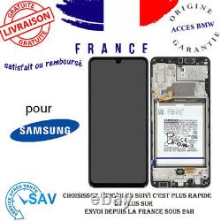 Original Ecran Complet Pour Samsung Galaxy A32 4G A325F Avec Chassis Et Batterie