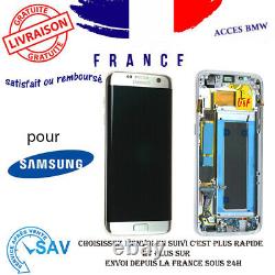 Original Ecran LCD Complet Argent Pour Samsung Galaxy S7 edge G935F Avec Châssis