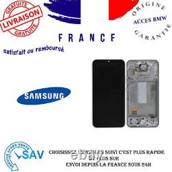 Original Ecran LCD Complet Argent Sur Châssis Pour Samsung Galaxy A34 5G