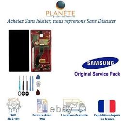 Original Ecran LCD Complet Avec Châssis Rouge Pour Samsung Galaxy Note 10 N970