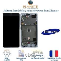 Original Ecran LCD Complet Blanc Sur Châssis Pour Samsung Galaxy A51 5G (A516B)