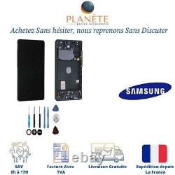 Original Ecran LCD Complet Bleu Sur Châssis Pour Samsung Galaxy S20 FE 5G G781B
