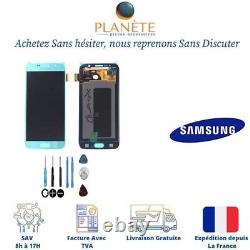 Original Ecran LCD Complet Bleu Sur Châssis Pour Samsung Galaxy S6 G920F