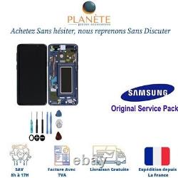 Original Ecran LCD Complet Bleu Sur Châssis Pour Samsung Galaxy S9 G960F