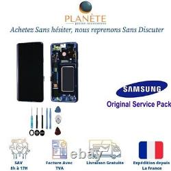 Original Ecran LCD Complet Bleu Sur Châssis Pour Samsung Galaxy S9+ G965F