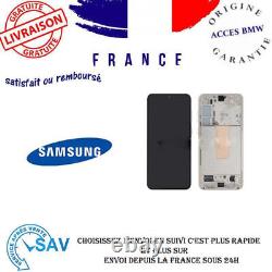 Original Ecran LCD Complet Crème Sur Châssis Pour Samsung Galaxy S23+ (S916B)