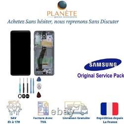 Original Ecran LCD Complet Gris Sur Châssis Pour Samsung Galaxy S20 G980F