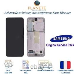 Original Ecran LCD Complet Lavande Sur Châssis Pour Samsung Galaxy S23 (S911B)