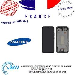 Original Ecran LCD Complet Noir Sur Châssis Pour Samsung Galaxy A34 5G (A346B)