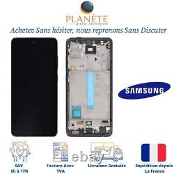 Original Ecran LCD Complet Noir Sur Châssis Pour Samsung Galaxy A52 A525F/A526B