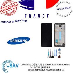 Original Ecran LCD Complet Noir Sur Châssis Pour Samsung Galaxy A52 A525F/A526B