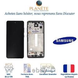 Original Ecran LCD Complet Noir Sur Châssis Pour Samsung Galaxy A52s 5G (A528B)