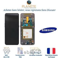 Original Ecran LCD Complet Noir Sur Châssis Pour Samsung Galaxy A80 (A805F)