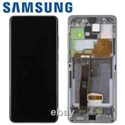 Original Ecran LCD Complet Noir Sur Châssis Pour Samsung Galaxy S20 Ultra G988F