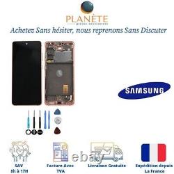 Original Ecran LCD Complet Orange Sur Châssis Pour Samsung Galaxy S20 FE 4G G780