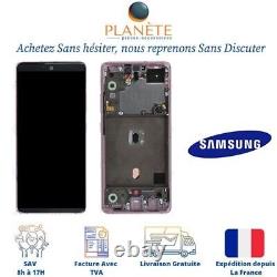 Original Ecran LCD Complet Rose Sur Châssis Pour Samsung Galaxy A51 5G (A516B)