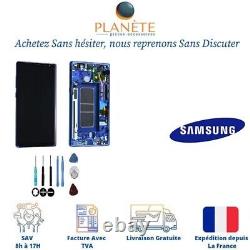 Original Ecran LCD Complet Sur Châssis Bleu Pour Samsung Galaxy Note 8 N950F