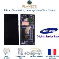 Original Ecran LCD Complet Vert Sur Châssis Pour Samsung Galaxy S23 Ultra S918B