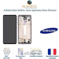 Original Ecran LCD Complet Violet Sur Châssis Pour Samsung Galaxy A52s 5G A528B