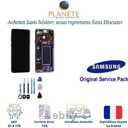 Original Ecran LCD Complet Violet Sur Châssis Pour Samsung Galaxy S9 G960F