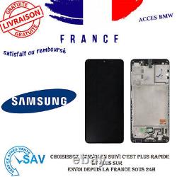 Original Ecran LCD Complet avec Châssis Noir Pour Samsung Galaxy A41 A415F