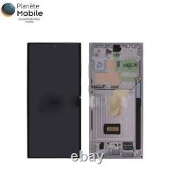 Original Ecran LCD Lavande Sur Châssis Pour Samsung Galaxy S23 Ultra (S918B)