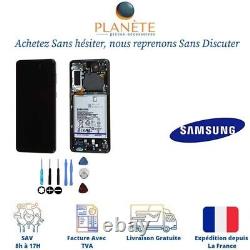 Original Ecran LCD Noir Sur Châssis et Batterie Pour Samsung Galaxy S21+ 5G G996