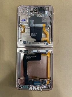 Original Ecran LCD Or Sur Châssis Pour Samsung Galaxy Z Flip 4 (F721B)
