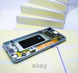 Original SAMSUNG Galaxy S10 G973 Prism Vert Affichage LCD Écran Cadre Neuf