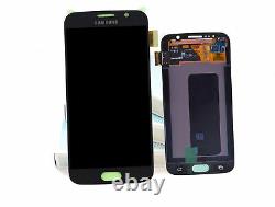 Original SAMSUNG Galaxy S6 Noir Bleu SM-G920F Affichage LCD Écran Neuf