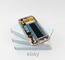 Original SAMSUNG Galaxy S7 Edge or Rose SM-G935F Affichage LCD Écran Cadre