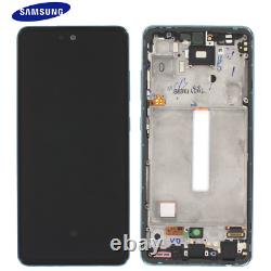 Original Samsung Galaxy A52 A525F/5G A526B LCD Écran Tactile Verre Bleu