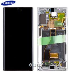 Original Samsung Galaxy Note 10 Plus N975F LCD Écran Tactile Aura Argent
