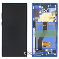 Original Samsung Galaxy Note 10 Plus SM-N975F LCD Écran Tactile Aura Bleu