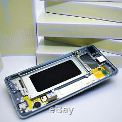 Original Samsung Galaxy S10+G975 Prism Vert Affichage LCD Écran Cadre