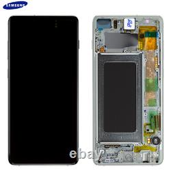 Original Samsung Galaxy S10 Plus G975F Écran Tactile D'Affichage LCD Écran Blanc