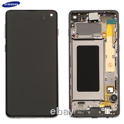 Original Samsung Galaxy S10 SM-G973F Affichage LCD + Touch Screen Écran Noir