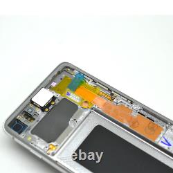 Original Samsung Galaxy S10 SM-G973F Écran Tactile D'Affichage LCD Écran Argent
