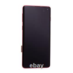 Original Samsung Galaxy S10 SM-G973F Écran Tactile D'Affichage LCD Écran Rouge