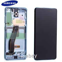 Original Samsung Galaxy S20 G980F G981B LCD Écran Tactile Numériseur Bleu